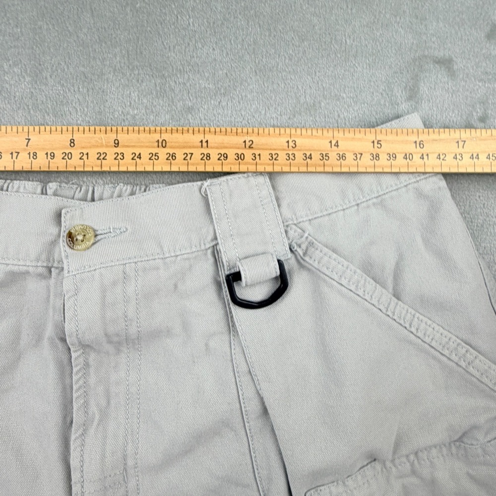 Columbia PFG Bonehead Cargo Shorts Men's Large Gray Cotton Fishing Hiking FM4012 - Picture 6 of 14